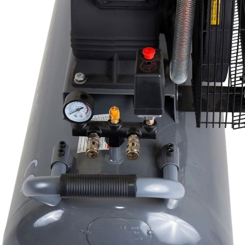 Compresor aer, 200L, 8bar, 600L/min, trifazat, angrenare curea Stager HMV0.6/200