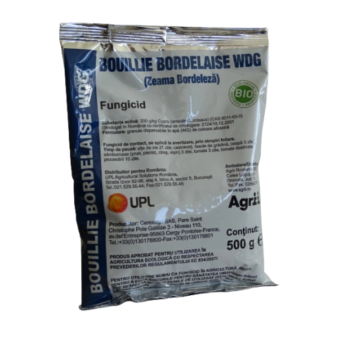 Fungicid de contact Zeama Bordeleza (Bouillie Bordelaise)