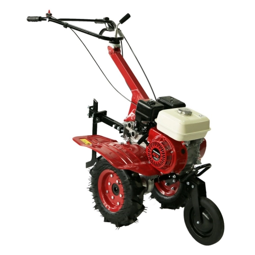 Pachet motosapatoare Bronto WMA 500 rosu motor Honda cu roti cauciuc 4.00-8 Agro
