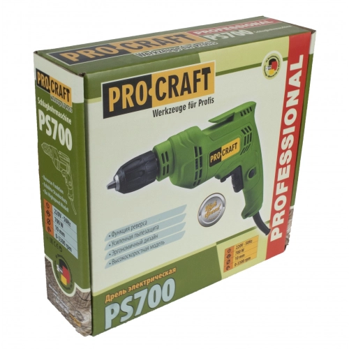 PS700 masina de gaurit cu percutie ProCraft, produsul contine taxa timbru verde 2.5 Ron