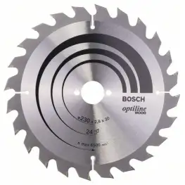 Bosch Panza ferastrau circular Optiline Wood, 230x30x2.8mm, 24T