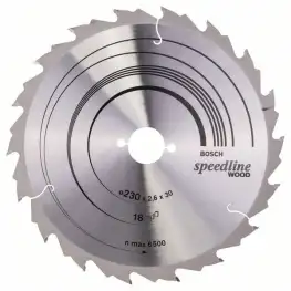 Bosch Panza ferastrau circular Speedline Wood, 230X30x2.4mm, 18T