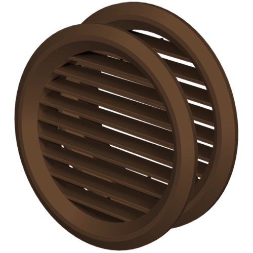 Grila de Ventilatie Rotunda din ABS cu Plasa, diametru de 50 mm