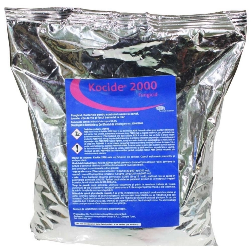Fungicid de contact Kocide 2000 (hidroxid de cupru)